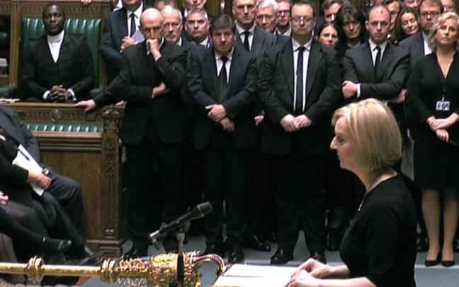 La primera ministra de Reino Unido, Liz Truss La primera ministra de Reino Unido, Liz Truss