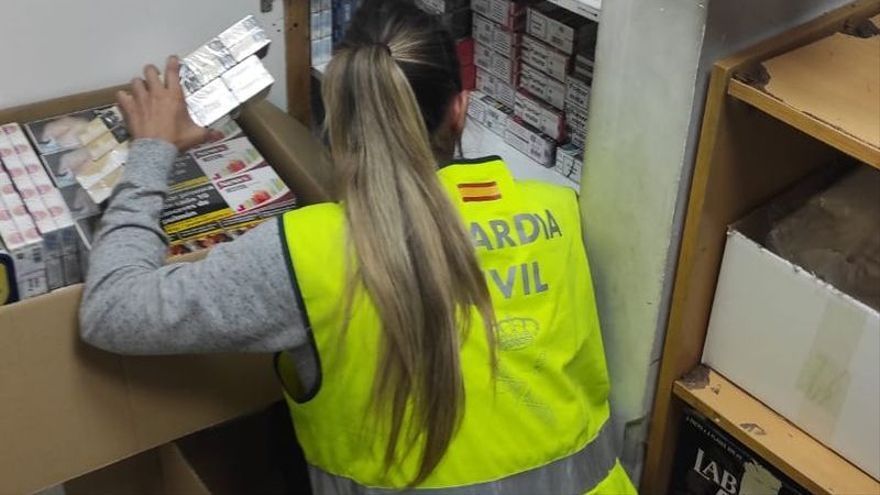 La Guardia Civil encuentra tabaco ilegal en Irún