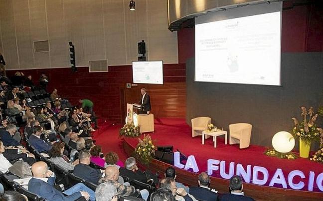 Congreso de la Fundacion Laboral San Prudencio, ayer. | FOTO: J. CHAVARRI