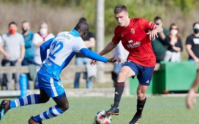 Diego Moreno, en un partido con el Promesas en mayo de 2021.