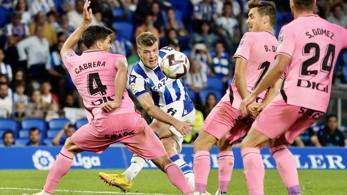 Partido entre la Real Sociedad y el Espanyol, del 18-9-2022