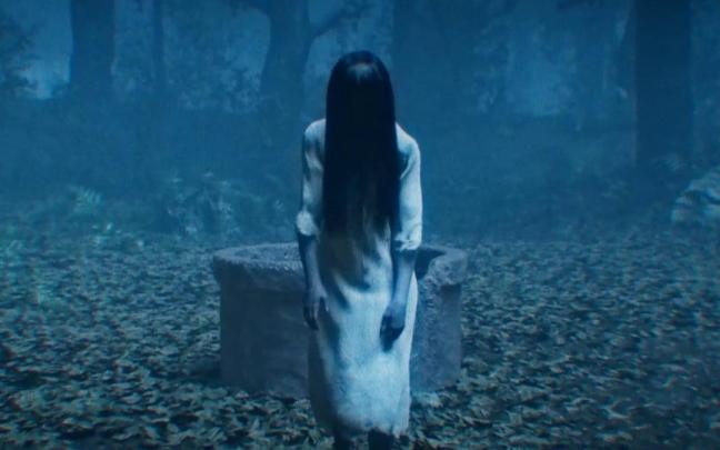 Sadako saliendo del pozo, otra vez. Sadako saliendo del pozo, otra vez.