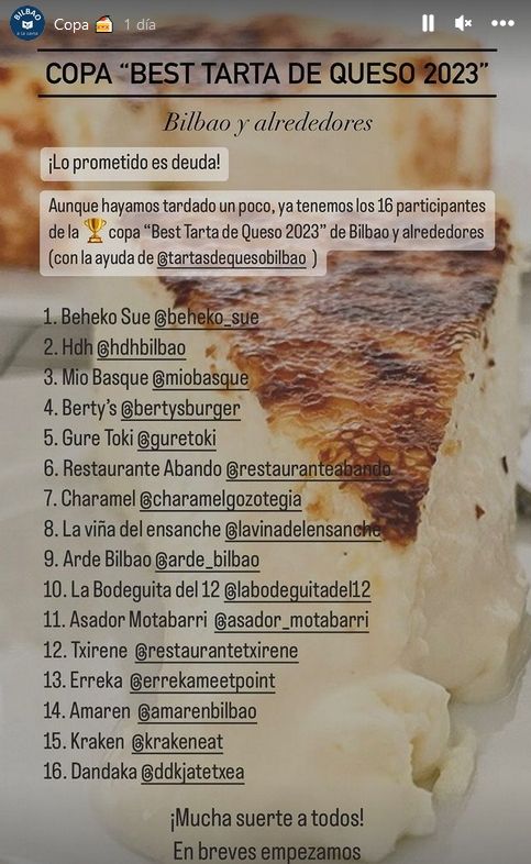 Publicación del concurso