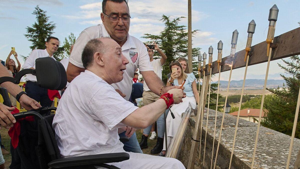 Carlos Alcuaz prende la mecha en Cizur.