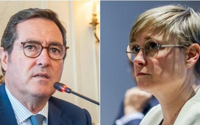 Antonio Garamendi y Virginia Guinda aspiran a la Presidencia de la CEOE.