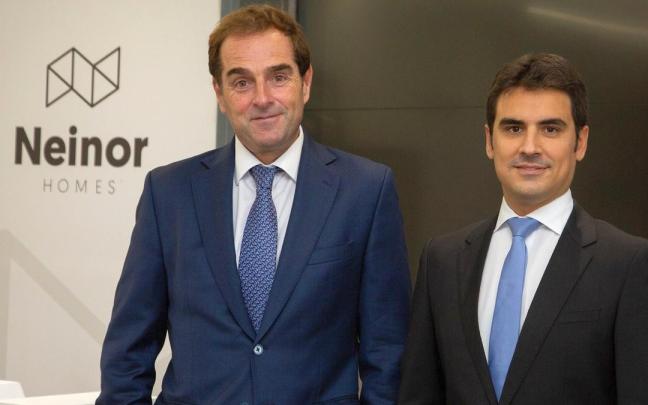 Borja Garc&iacute;a-Egotxeaga y Jordi Argem&iacute;, CEO y director de Neinor.
