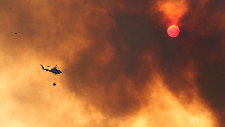 Incendio en la Sierra de Leyre el pasado 15 de junio.