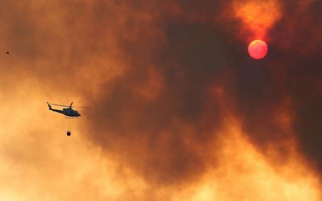 Incendio en la Sierra de Leyre el pasado 15 de junio. Incendio en la Sierra de Leyre el pasado 15 de junio.
