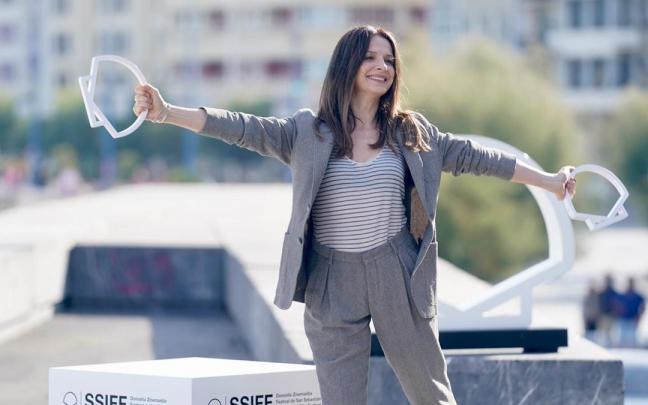 Juliette Binoche, en Donostia