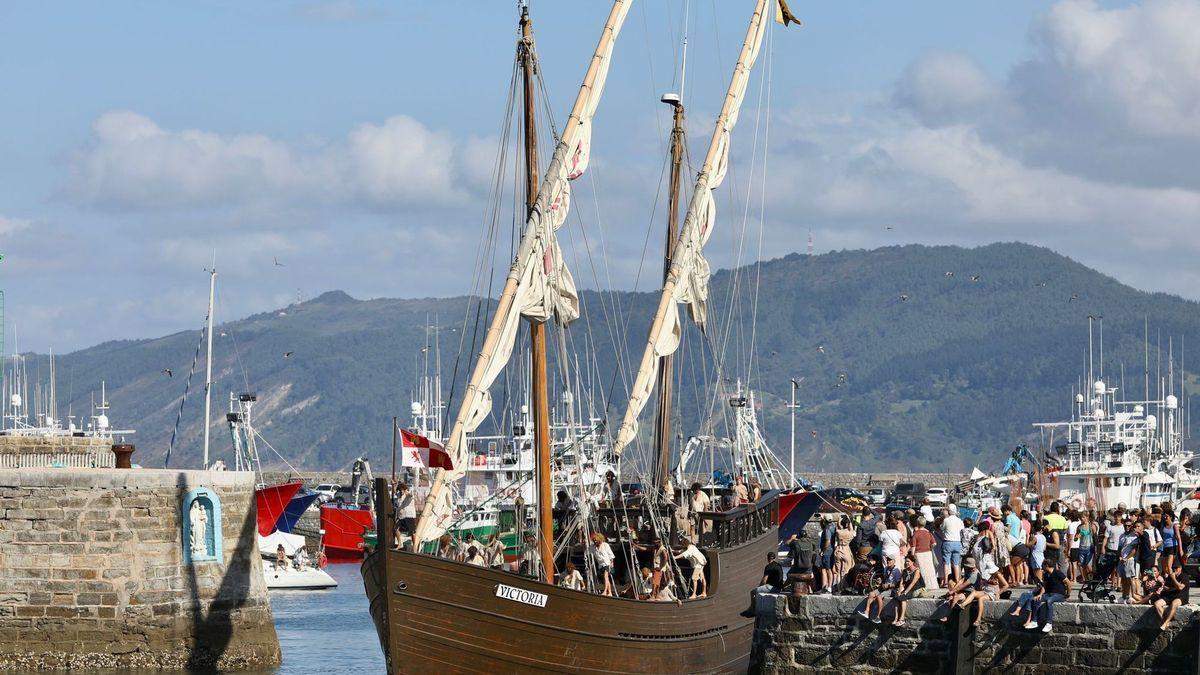 El desembarco de Elkano llena Getaria