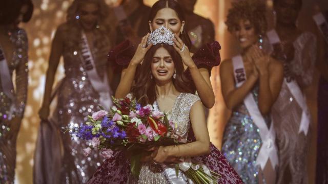 Harnaaz Sandhu , última ganadora de Miss Universo.