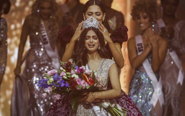 Harnaaz Sandhu , última ganadora de Miss Universo. Harnaaz Sandhu , última ganadora de Miss Universo.
