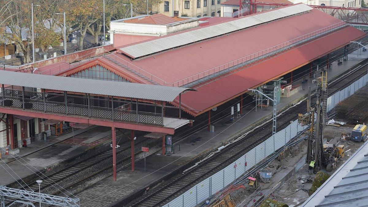 Estación de Renfe en Donostia