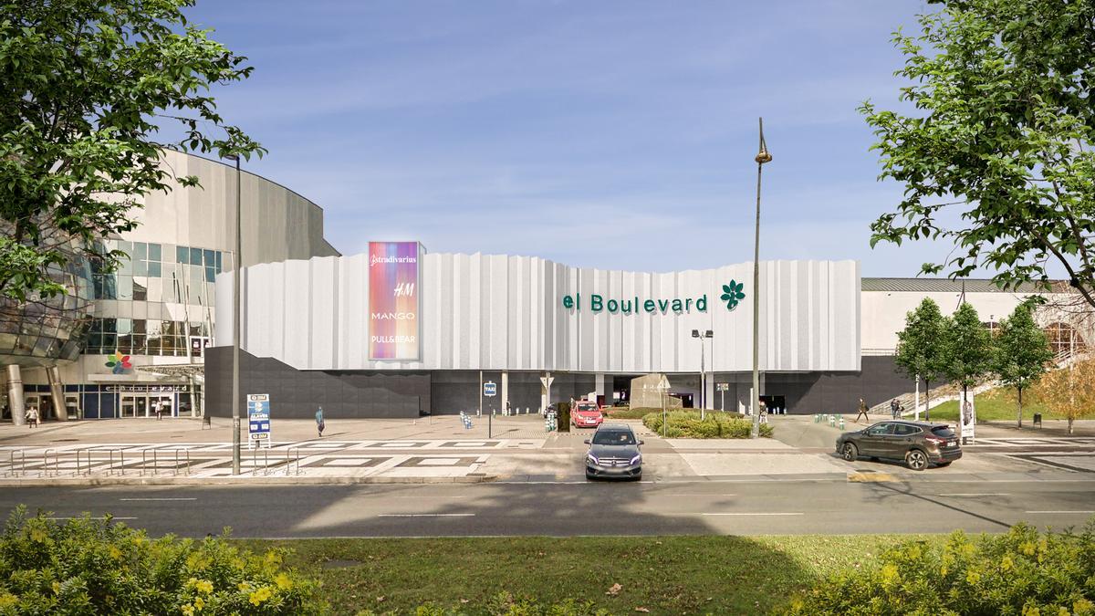 Infografía de la nueva fachada de El Boulevard