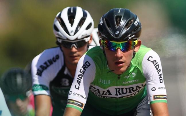 Josu Etxeberria, en carrera.