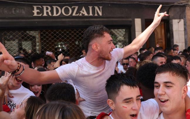 Chupinazo de las fiestas de Sang&uuml;esa