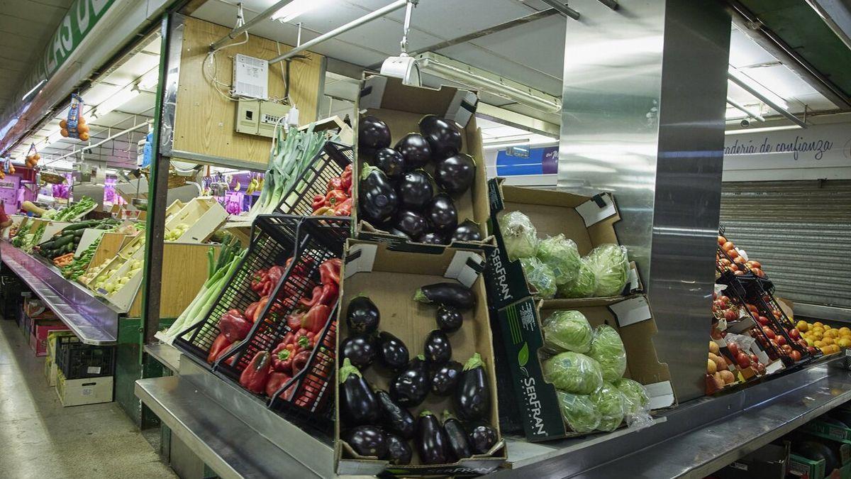 Fruta en un mercado.