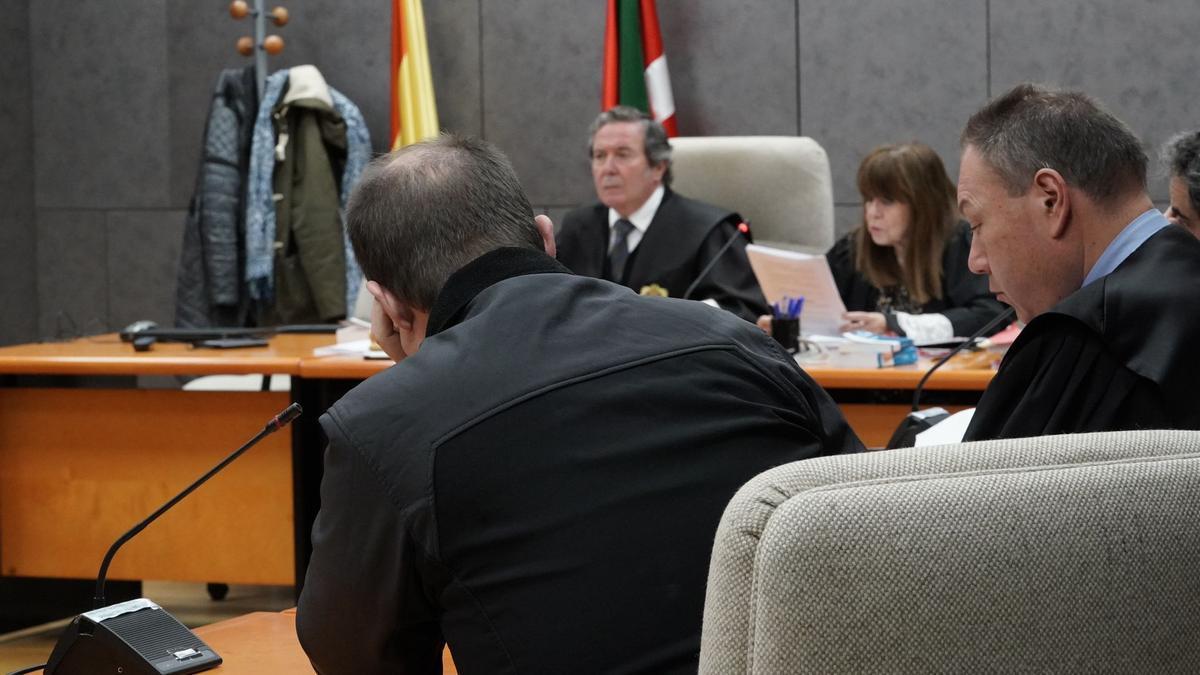 El juicio por el crimen de Boroa se está celebrando en la Audiencia de Bizkaia.
