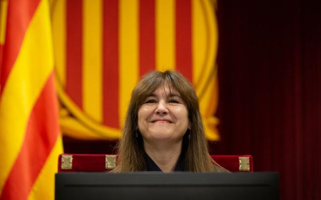 La presidenta del Parlament, Laura Borrás. La presidenta del Parlament, Laura Borrás.