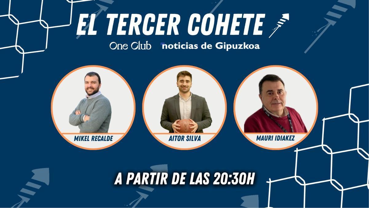 El Tercer Cohete, con Mikel Recalde, Aitor Silva y Mauri Idiakez