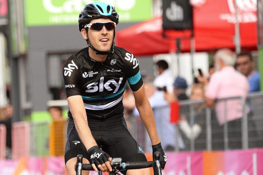 Mikel Nieve durante el Giro de Italia.