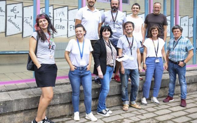 Imagen del nuevo equipo decanal de Bellas Artes