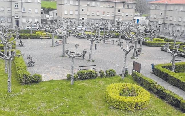 Plaza de Goikolarra, en Amurrio.