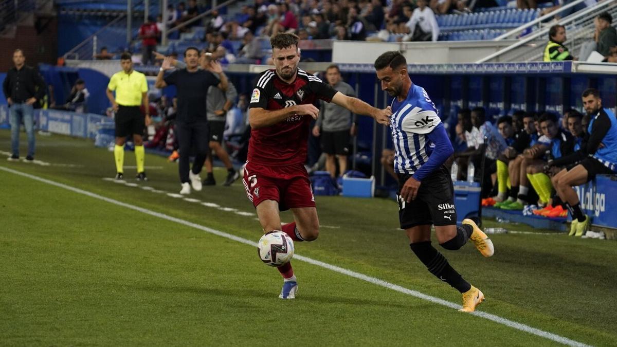 Abde frente al Mirandés