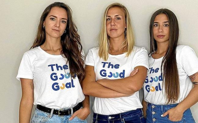 Nadia de la Fuente, Nerea Mendinueta y Nicole Flamarique tomaron la decisión de emprender al mismo tiempo lanzando la aplicación sobre sostenibilidad ‘The Good Goal’. Nadia de la Fuente, Nerea Mendinueta y Nicole Flamarique tomaron la decisión de emprender al mismo tiempo lanzando la aplicación sobre sostenibilidad ‘The Good Goal’.