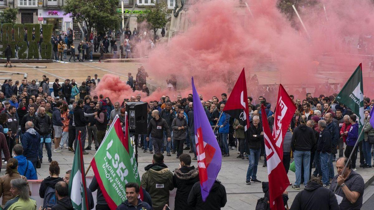 Manifestacion del sector del Metal de Álava