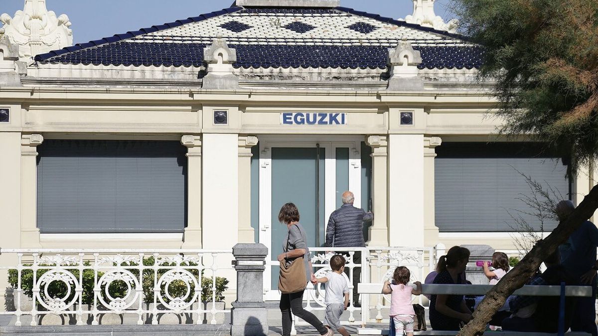 Edificio del club deportivo Eguzki, en La Concha, que no tiene mujeres socias