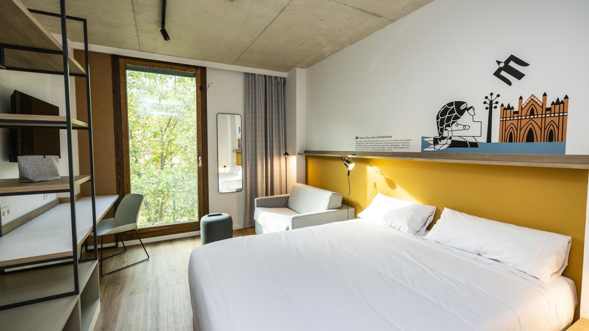 Imagen de una de las habitaciones.