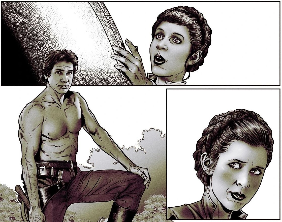 Detalle de los diseños de Ángel Unzueta para 'Star Wars'.
