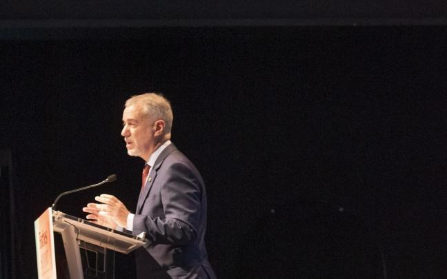 El lehendakari, I&ntilde;igo Urkullu, durante su intervenci&oacute;n en el encuentro Forbes.