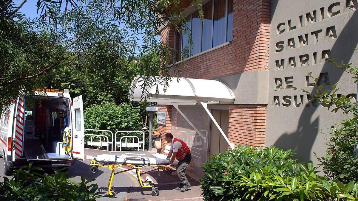 Imagen del exterior del hospital de La Asunción, en Tolosa