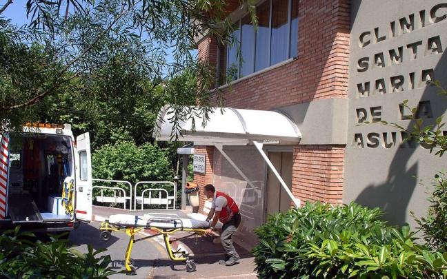 Imagen del exterior del hospital de La Asunción, en Tolosa