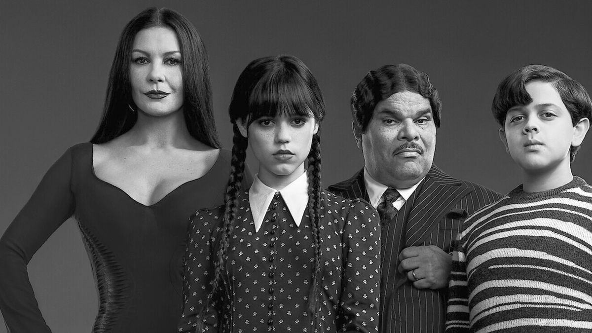 La familia Addams en la nueva serie ‘Miércoles’, de Tim Burton.