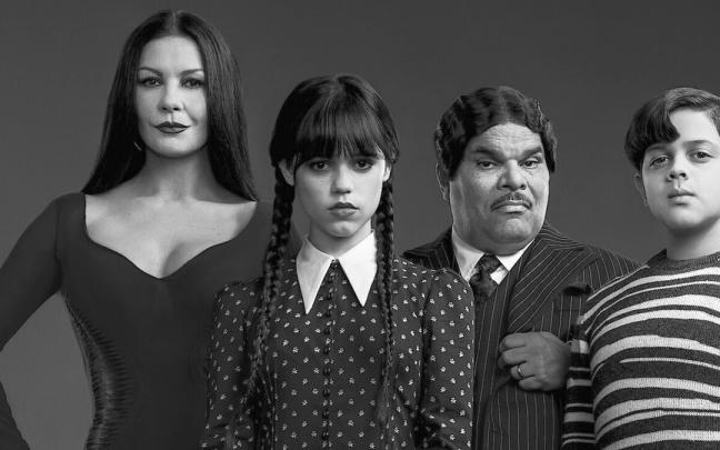 La familia Addams en la nueva serie &lsquo;Mi&eacute;rcoles&rsquo;, de Tim Burton.