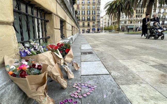 Flores en recuerdo de Lukas Agirre Flores en recuerdo de Lukas Agirre