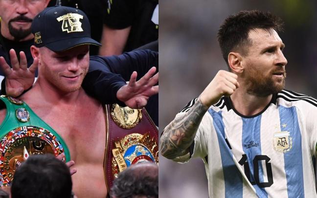 Canelo Álvarez y Leo Messi.