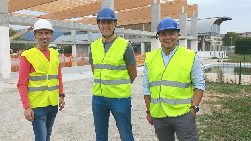 Crespo, Garaizabal y Campo visitaron ayer la obra.