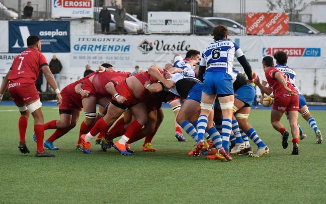 Partido entre el Ampo Ordizia y el Belenos en Altamira.