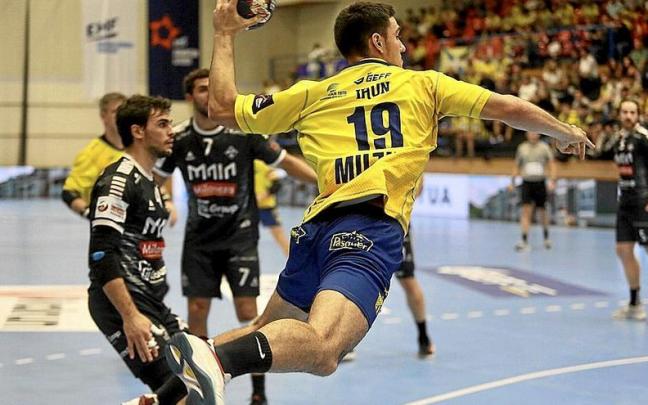 El Bidasoa Irun no pudo repetir en Alemania el triunfo logrado ante el Aguas Santas en su debut europeo.