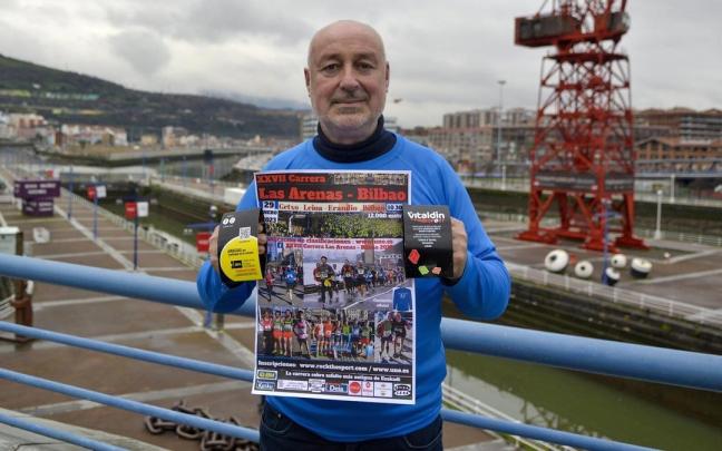 José Antonio Galiana lleva 27 ediciones al frente de la organización de esta célebre prueba deportiva que une Getxo y Bilbao.