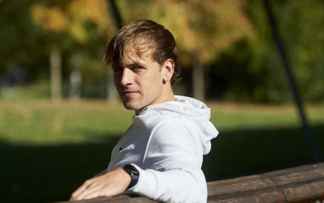 Pablo Ibáñez posa en una entrevista