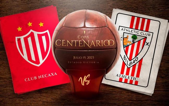 Imagen del cartel del encuentro entre el Athletic y el Nexaca mexicano. Imagen del cartel del encuentro entre el Athletic y el Nexaca mexicano.