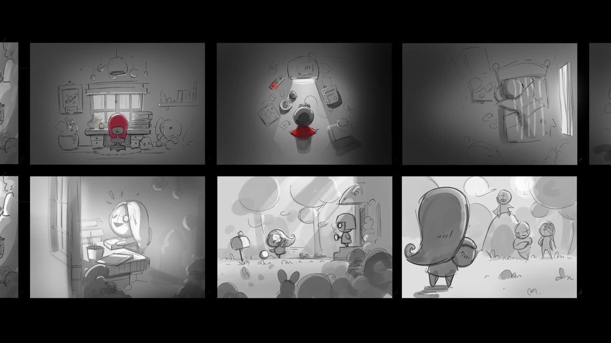 Storyboard del juevo.