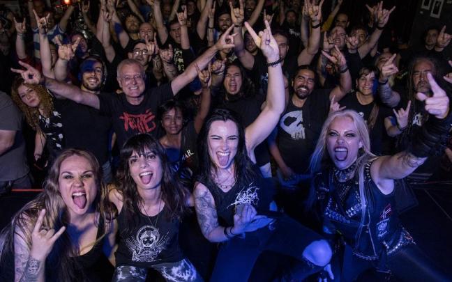 Nervosa en la actuaci&oacute;n que ofrecieron el pasado mes de junio.