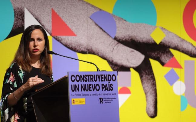 La ministra de Derechos Sociales y Agenda 2030, Ione Belarra. La ministra de Derechos Sociales y Agenda 2030, Ione Belarra.
