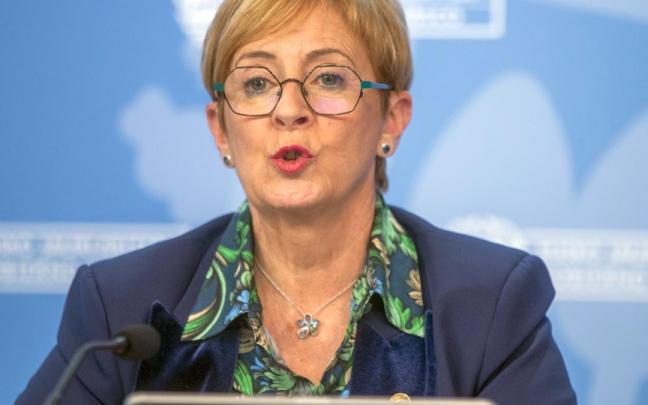 La consejera de Desarrollo Económico, Sostenibilidad y Medio Ambiente, Arantxa Tapia, ayer. La consejera de Desarrollo Económico, Sostenibilidad y Medio Ambiente, Arantxa Tapia, ayer.